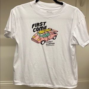 UO Pleasant First Come First Surfed Tee